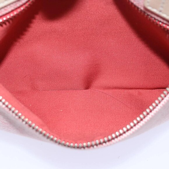 BURBERRY Nova Check Blue Nobel Hand Bag Canvas Pink Beige Auth bs15726 - Picture 12 of 16